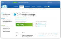 Správa Obejct Storage účtu