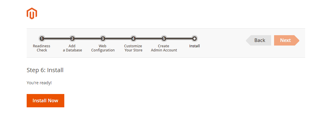 Configuration of Magento